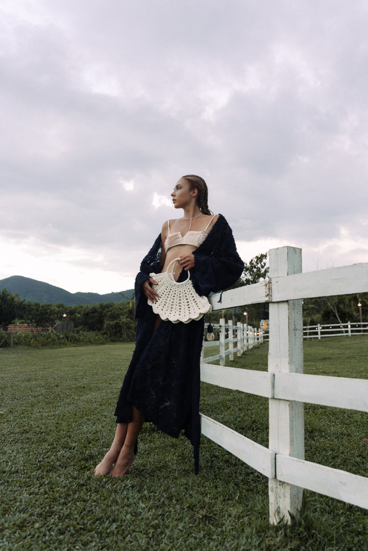 Midnight Bloom Kimono